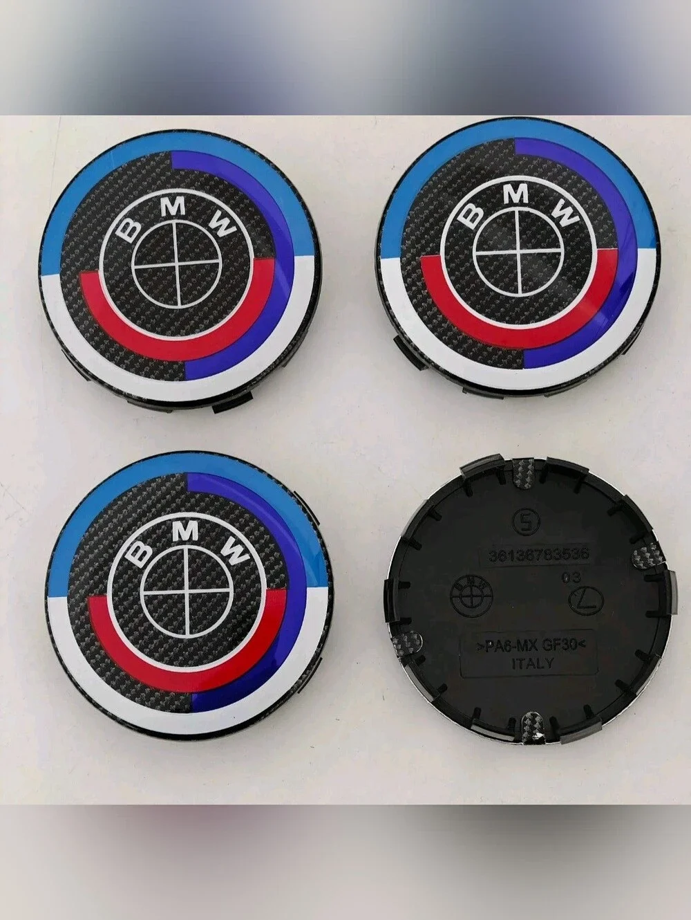 4 BMW 56mm Or 68mm Wheel Rim Center Caps - See All 6 Color Choices